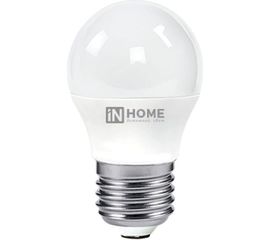 Светодиодная лампа IN HOME LED-ШАР-VC 8Вт 230В Е27 3000К 600Лм 4690612020563 
