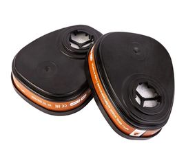 Фильтр противогазовый для защиты от органических газов и паров, А1, 2 шт. Jeta Safety 6510 