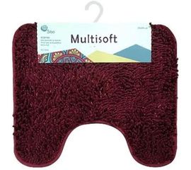 Коврик для туалета SIBO MULTISOFT 50х60 см, макароны бордо SI31031 