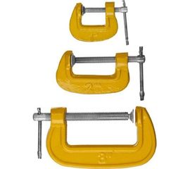 Набор струбцин Stayer SG-3 тип G 25-50-75 мм, 3212-H3_z03 