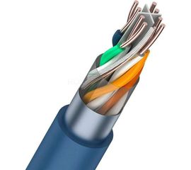 Кабель REXANT витая пара, FTP, 4PR, 23AWG, CAT6, бухта 305 м 01-0147 