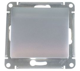 1-клавишный переключатель Schneider Electric GLOSSA 10АХ, АЛЮМИНИЙ GSL000361 