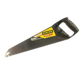 Ножовка ударопрочная пила Stayer "TopCut" 400 мм, 5 TPI, быстрый рез поперек волокон, для крупных и средних заготовок, 15061-40_z02 