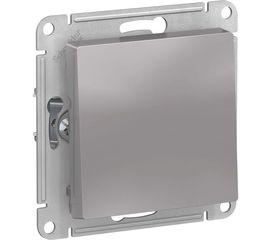 Одноклавишный механизм выключателя Schneider Electric ATLAS DESIGN сх.1 10АХ алюминий ATN000311 