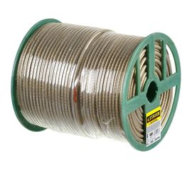 Стальной трос STAYER MASTER в полимерной оболочке, d=2,0 мм, L=200 м 30410-20 