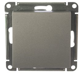 Механизм переключателя Schneider Electric 1-кл. ATLAS DESIGN 10АХ алюминий ATN000361 1240249 