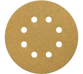 Круг шлифовальный на липучке siaone 1944 (5+1 шт; 125 мм; 8 отверстий; P80) sia Abrasives so6-125-8-080 