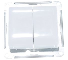 2-клавишный механизм переключателя Schneider Electric СП Glossa сх.6 10AX белый GSL000165 