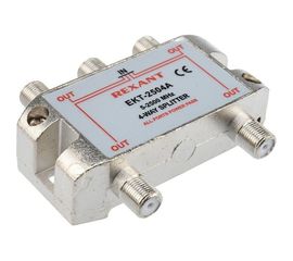 Делитель REXANT ТВ х 4 под F разъём, 5-2500 МГц, СПУТНИК 05-6203 