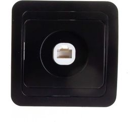 Компьютерная розетка Smartbuy RJ45 1-местная черная Марс SBE-02b-S1-RJ 