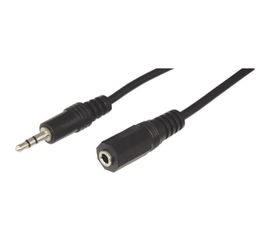 Шнур REXANT Стерео 3,5 мм гнездо - Стерео 3,5 мм штекер, длина 5 метров 17-4006 