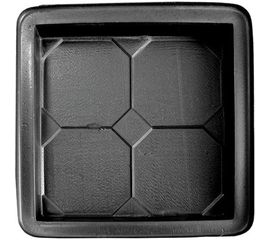 Форма для тротуарной плитки Ресурс КЛАССИКА 380х380х50 мм, черный 14474 