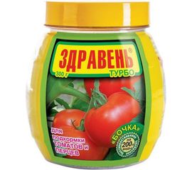 Удобрение Ваше Хозяйство Здравень Турбо для подкормки перцев и томатов, 300 г 4620015698212 