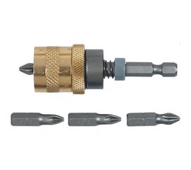 Держатель насадок (1/4", 65 мм, 4 биты в комплекте) TOPEX 39D340 