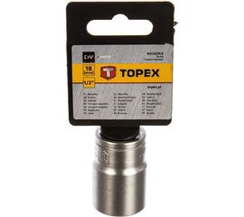 Головка сменная шестигранная (1/2"; 18 мм) TOPEX 38D718 
