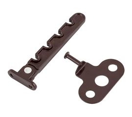 Ограничитель открывания Tech-Krep 4-позиц с метал. держателем, коричневый 1 шт - пакет 152060 