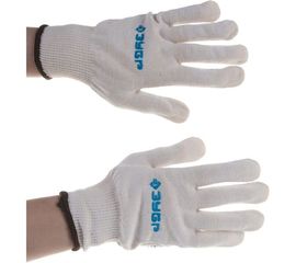 Перчатки хлопчатобумажные 12 класс защиты от скольжения (размер L-XL) Эксперт Зубр 11451-XL 
