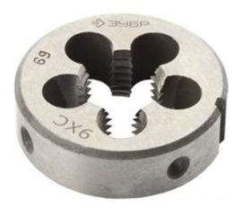 Плашка круглая ручная для нарезания метрической резьбы (М16 x 2) Мастер Зубр 4-28022-16-2.0 