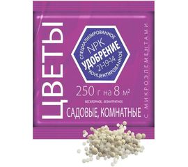 Удобрение с микроэлементами для цветов АГРОУСПЕХ 0.25 кг 51779 