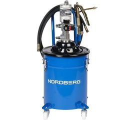 Пневматическая установка для раздачи густой смазки NORDBERG с баком 20 л NO5020 