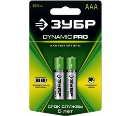 Аккумулятор ЗУБР Ni-Mh DYNAMIC PRO 59271-2C, ААА, 2шт на карточке 59271-2C_z01 