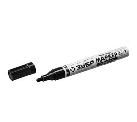 Маркер-краска Зубр МК-750 черный, круглый наконечник, 06325-2 