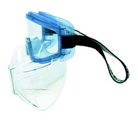 Защитные закрытые очки с непрямой вентиляцией РОСОМЗ ЗН11 PANORAMA, super PC, с щитком защитным 21130+00777 