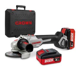 Аккумуляторная углошлифовальная машина CROWN CT23001-125HX-4 BMC 