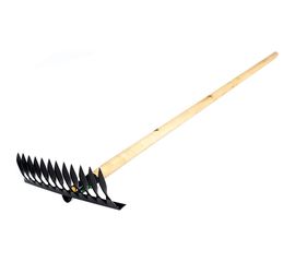 Витые грабли СИБРТЕХ 12 зубьев, 300 мм, с черенком 61744 