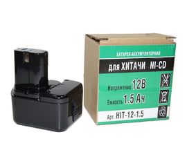 Аккумулятор Ni-CD (12V, 1.5 AН) для Hitachi DS12DVF3 P.I.T. Hit-12-1,5 