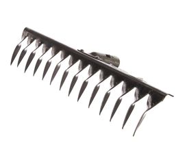 Витые грабли СИБРТЕХ 14 зубьев, 340 мм, нержавеющая сталь, без черенка 61759 