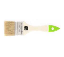 Плоская кисть, 50 мм натуральная щетина, деревянная ручка СИБРТЕХ 82263 