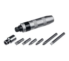 Ударно-поворотная отвертка ЗУБР Профессионал 8 предметов 2567 