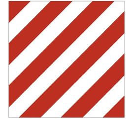 Наклейка на груз. машины SKYWAY Крупногабаритный груз ГОСТ цвет красный/белый S08101020 