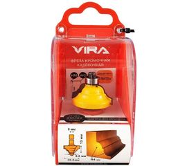 Фреза кромочная калевочная (28.6х13 мм; R4 мм; подшипник 9.5 мм) VIRA 553352 
