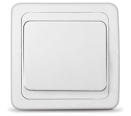 Выключатель UNIVersal Валери белый В0021 