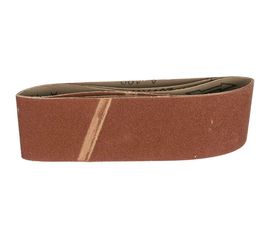 Лента шлифовальная (3 шт; 75х533 мм; K80) VERTO 63H628 