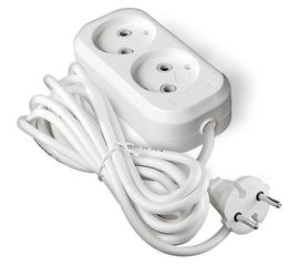 Удлинитель UNIVersal Е-202 ПВС 2*0,75, 2 гнезда, 3м 9631960 