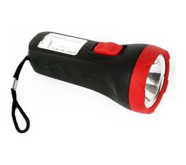 Фонарь Ultraflash LED16014 черный, 1 + 4SMD LED, 2 режима, 1XR6, пластик, блист-пакет 14253 