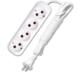 Удлинитель У6-766 ШВВП 2x0,75 4гн. 3м UNIVersal 9631943 