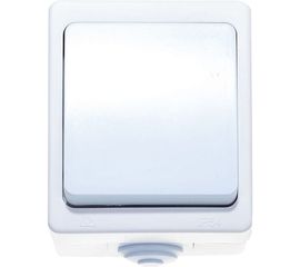 Одноклавишный выключатель IP-54, белый UNIVersal Аллегро 5563460 