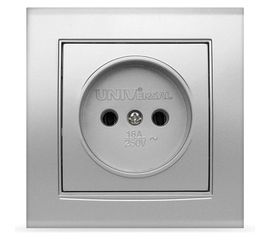 Розетка UNIVersal Бриллиант б/з серебро 7949834 