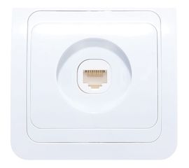 Компьютерная розетка UNIVersal Валери белая В0035 