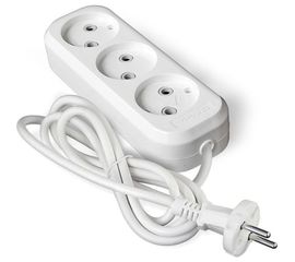 Бытовой удлинитель UNIVersal Е-203 ПВС 2*0,75 3гн. 3м 9631964 