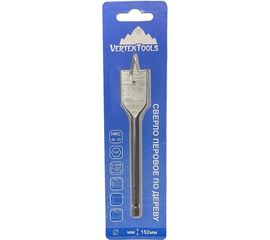 Сверло перовое по дереву (6 мм; шестигранный хвостовик) vertextools 1133-6 