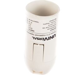 Патрон Е14 подвесной термопластик 2А 250В c этикеткой UNIVersal 5560712 