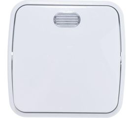 Одноклавишный выключатель с подсветкой, белый UNIVersal Электра 0019 