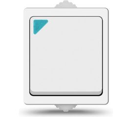 Выключатель UNIVersal Аллегро 1 клавиша, с подсветкой, IP54, белый 5563477 