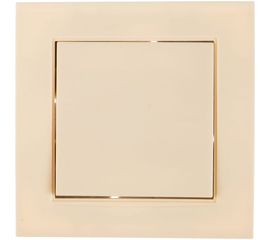 Одноклавишный выключатель, слоновая кость UNIVersal Бриллиант 7948585 