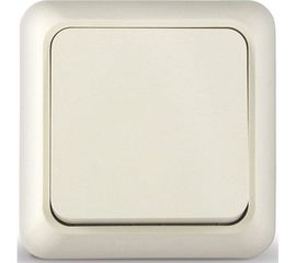 Одноклавишный выключатель, бежевый UNIVersal Олимп Б-О0021 